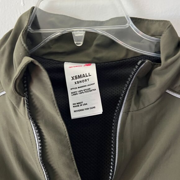 new balance // army green marines US USCM Windbreaker Jacket XS short - Picture 2 of 8